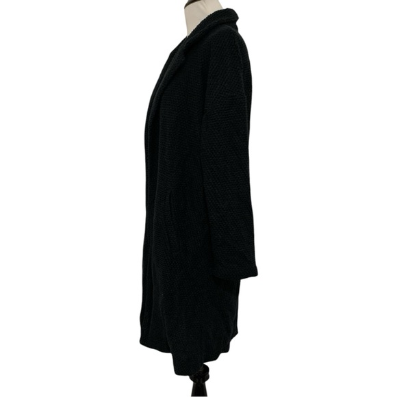 Marine Layer Birdseye Textured Open Front Cardigan - Picture 2 of 7